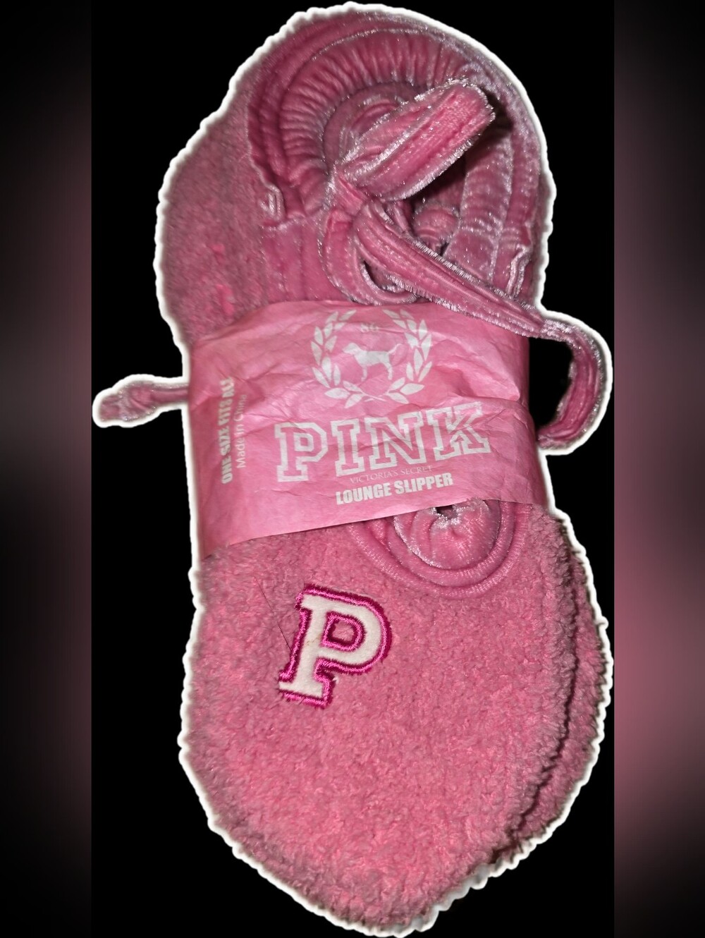 Ultra Rare Vintage Victoria’s Secret PINK Early Generation Gift Set SlippersOSFM
